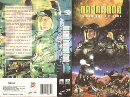 Invasion La Campaña A Pluton Vhs Animacion Vhs Sin Caja