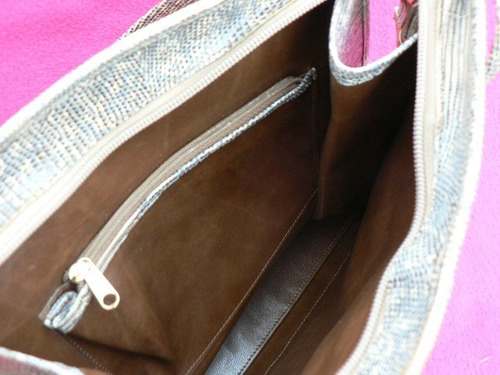 Cartera Morral Serpiente Bolso Boniface Nueva Fortu13
