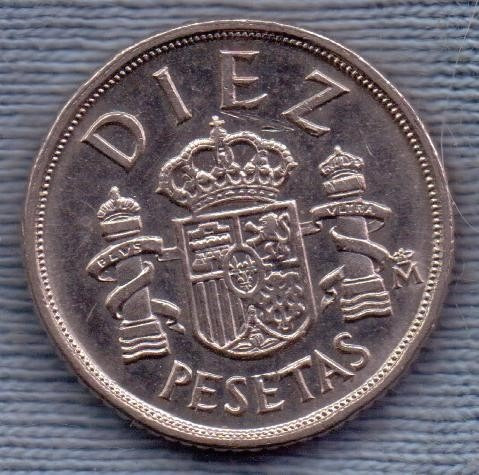 España 10 Pesetas 1983 * Juan Carlos I *