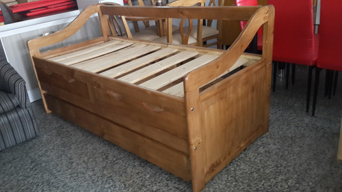 Cama Marinera De 1 Plaza Con Cajones Y Cama Auxiliar