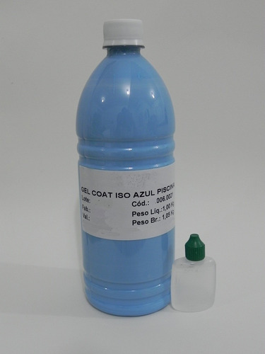 Tinta P/ Piscina De Fibra De Vidro - Gel Coat Iso Azul 2kg