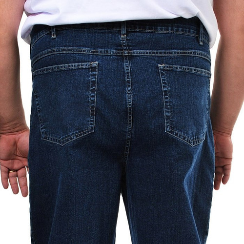 Imagem 4 de 5 de Calça Jeans Masculina Plus Size Tamanho Grande Até 68