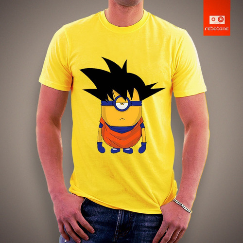 Camisetas Desenhos Filmes - Dragon Ball Minion Goku Dbz