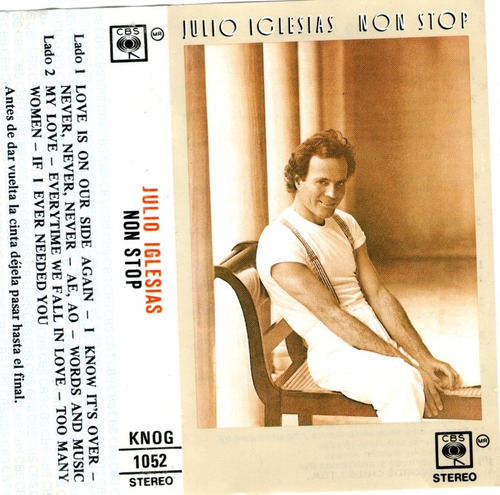 Julio Iglesias - Non Stop (cassette Original)