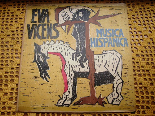 Eva Vicens / Musica Hispanica - Lp De Vinilo Uruguay