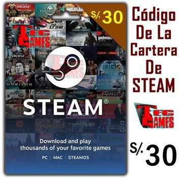 Códigos De La Cartera De Steam (steam Codes) 30pen