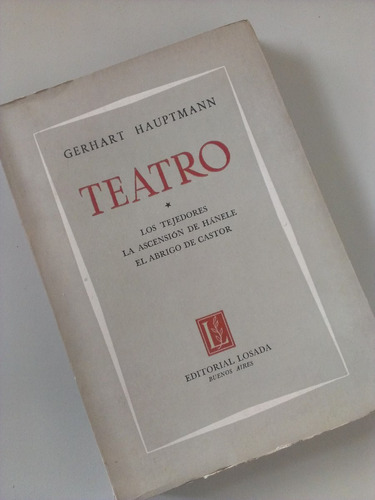 Teatro Tejedores Hanele Abrigo Castor Gerhart Hauptmann