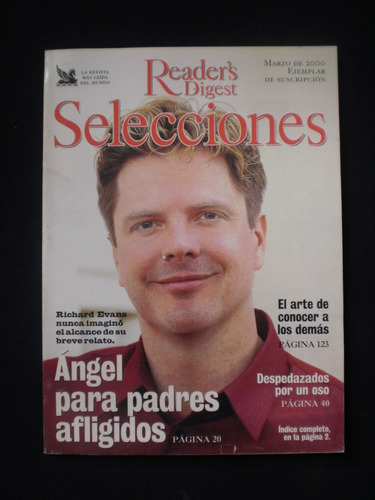 Selecciones. Angel Para Padres Afligidos. Marzo 2000