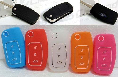 Silicone Chave Canivete Ford  Focus Fiesta New Fiestaeco Etc