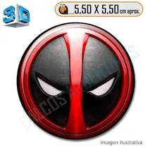 Comprar Calcomanias 3d Con Relieve, Resina Importada Deadpool