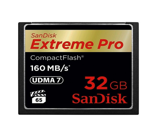 Compact Flash 32gb 160mb/s 4k Cartão Sandisk Extreme Pro