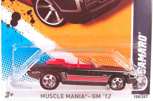 Hot Wheels # 08/10 - '69 Camaro - 1/64 - V5411