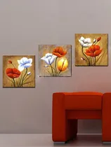 Comprar Cuadros Florales Dipticos Tripticos Modernos, Texturados