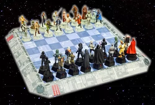 Tabuleiro Xadrez Star Wars ( MDF )