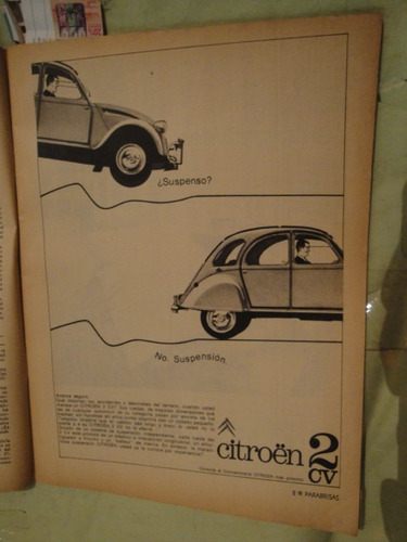 Publicidad Citroen 2cv Año 1965