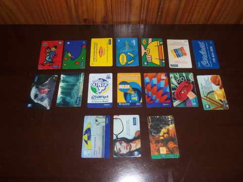 Colección 17 Tarjetas Telefónicas De Brasil