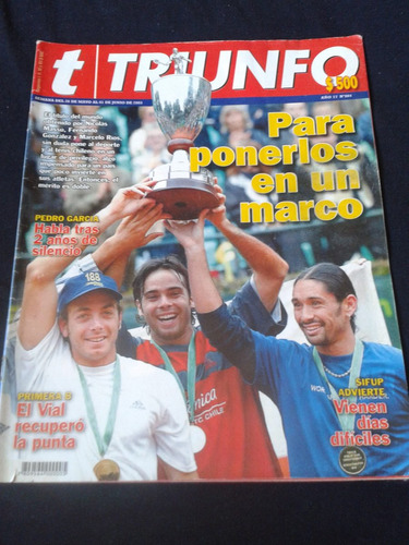 Triunfo N° 884 26 De Mayo Al 1 De Junio 2003 Campeon Tennis