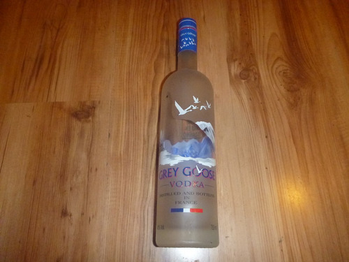 Botella Vacia De Vodka Grey Goose 750ml Decobar