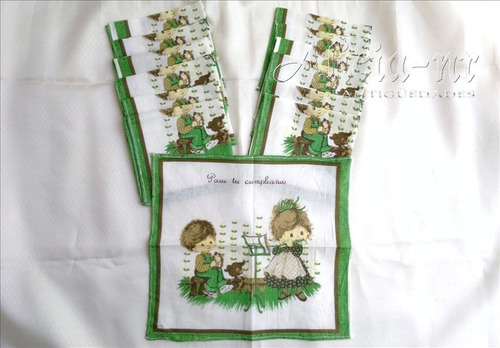 Pañuelo Infantil Felíz Cumpleaños - Retro Original - Nuevo