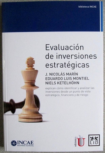 Evaluación Inversiones Estratégicas - Nicolás Marín- Edic U