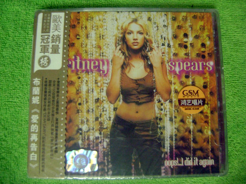 Eam Cd Britney Spears Oops I Did It Again Edicion Asiatica