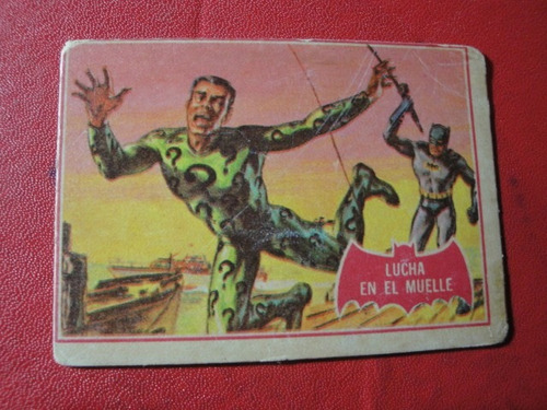 Figuritas Batman Tarjeta Año 1966 Nº11