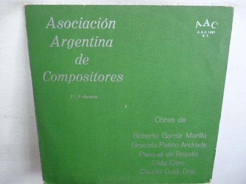 Morillo Andrade Compositores Argentinos V 1 Vinilo Argentino