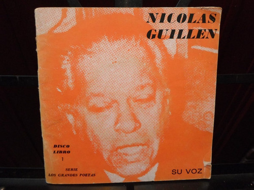 Nicolas Guillen - Su Voz Disco Libro Nº 1 - Vinilo