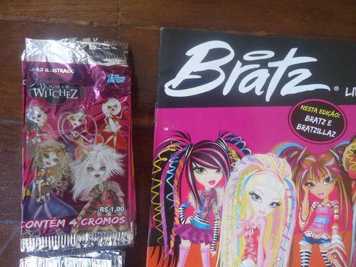 Imagem 2 de 5 de Álbum Bratz E Bratzillaz, Álbum Vazio + 60 Envelopes Lacrado