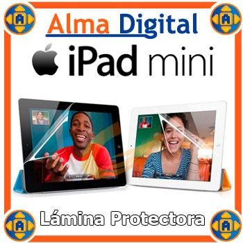 Imagen 2 de 4 de Protector Pantalla iPad Mini Transparente Antireflejo + Paño