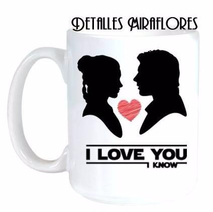 Taza Star Wars Enamorados Aniversario
