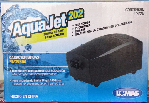 Motor Bomba De Oxigeno Aquajet 202 Acuarios