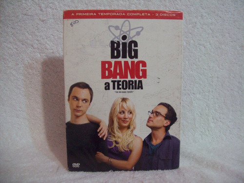 Box Original Com 03 Dvds Big Bang- A Teoria- 1ª Temporada