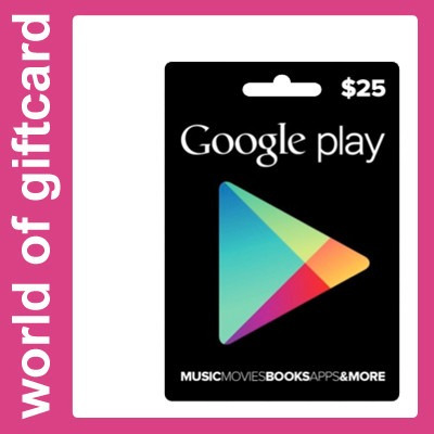 Cartão Google Play $ 25 Estados Unidos Por Email