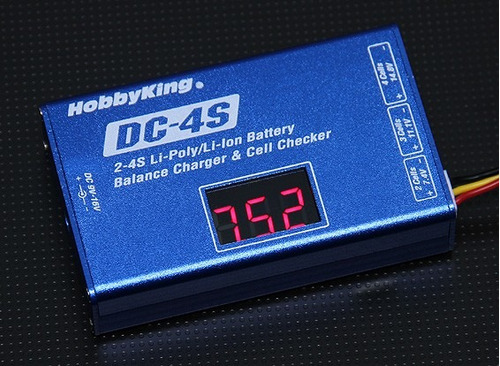 Cargador Baterias Lipo Dc-4s Con Balanceador 2s-3s-4s