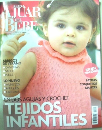 Revista Plena Ajuar Del Bebe - Tejidos Infantiles N° 24