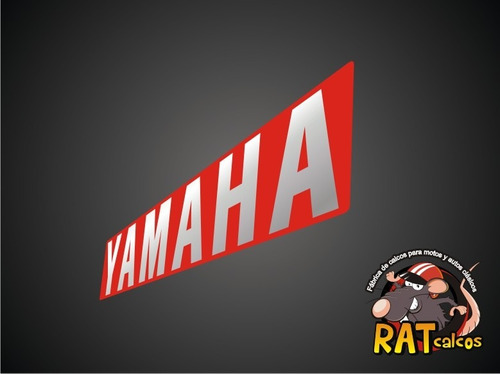 Calco Yamaha Jog / Logo Frente Rojo