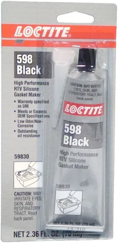 Formadores Juntas Caucho Silicona 598 Black X 70 Ml Loctite