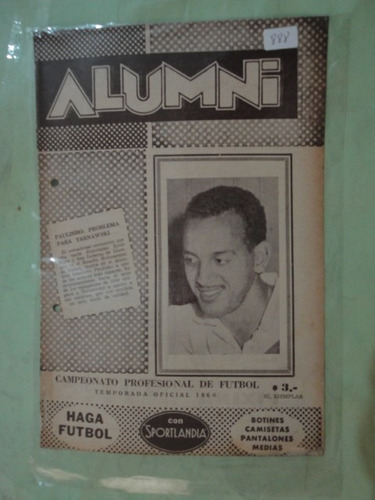 Revista Alumni 888 Paulinho De River Plate Taibo Huracan