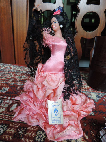 Boneca Espanhola Marin Chiclana 19cm X 16cm #3777
