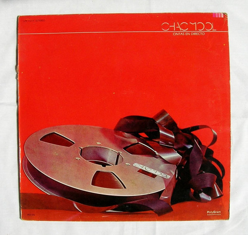 Chac Mool Cintas En Directo Lp Vinyl Mexicano 1982