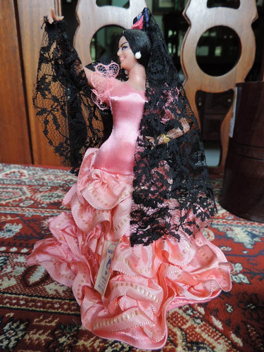 Boneca Espanhola Marin Chiclana 19cm X 16cm #3777