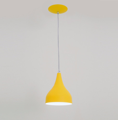 Lustre Pendente Ibiza 1l - Vermelho - Auremar -varias Cores