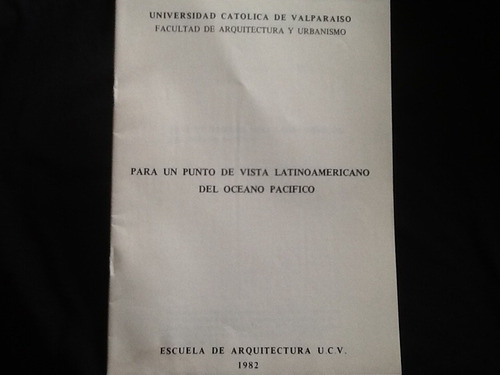 Punto Vista Latinoamericano Océano Pacífico Arquitectura Ucv