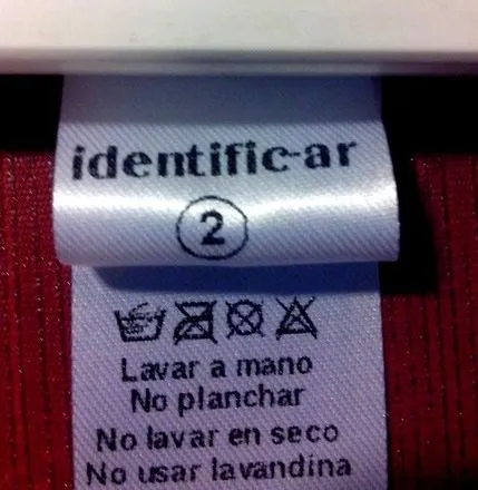 500 Etiquetas Tela Saten Composicion Lavado Talle Marca