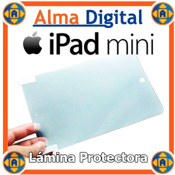 Imagen 4 de 4 de Protector Pantalla iPad Mini Transparente Antireflejo + Paño