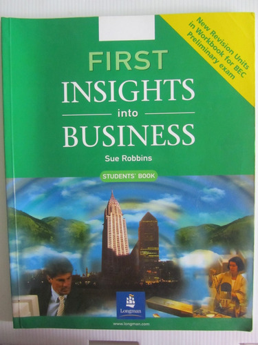 First Insights Into Business Sue Robbins Students Book