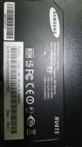 Notebook Samsung Rv415 (Usado)