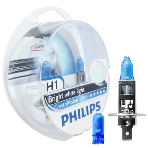 Lamparas Philips Crystalvision Ultra H1 H3 H4 H7 4300k Xenon