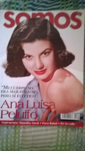 Ana Luisa Peluffo En Revista Somos No.212 Año-2001